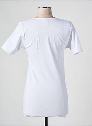 Top/caraco tissage jersey blanc AVET femme