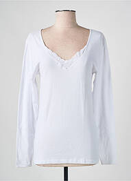 T-shirt manches longues manches longues blanc AVET femme