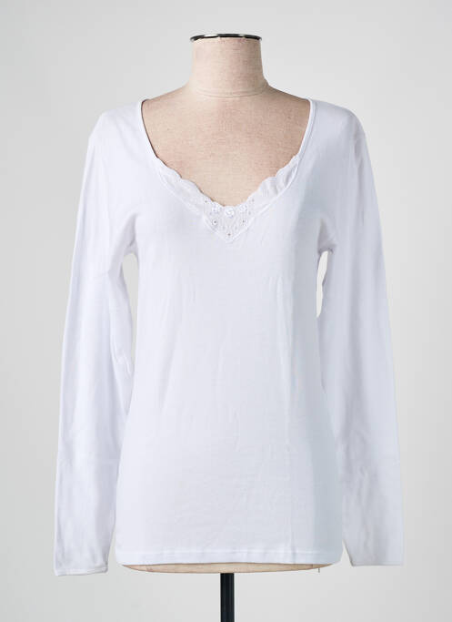 T-shirt manches longues manches longues blanc AVET femme
