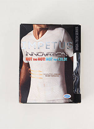 T-shirt stretch manches courtes noir IMPETUS homme