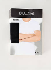 T-shirt noir HOM pour homme seconde vue