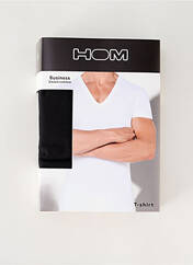 T-shirt noir HOM pour homme seconde vue