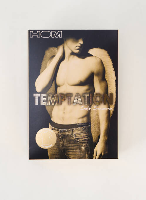 T-shirt noir HOM pour homme