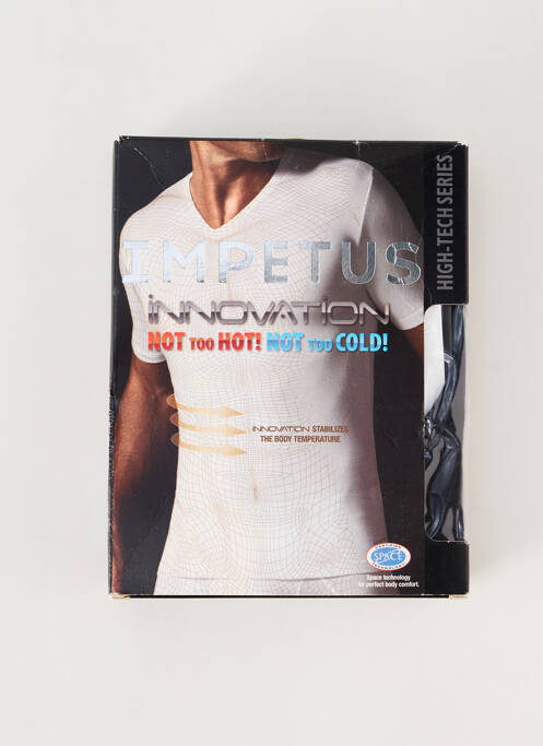 T-shirt noir IMPETUS pour homme