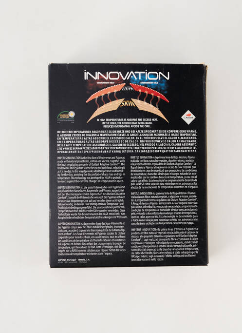 T-shirt noir IMPETUS pour homme