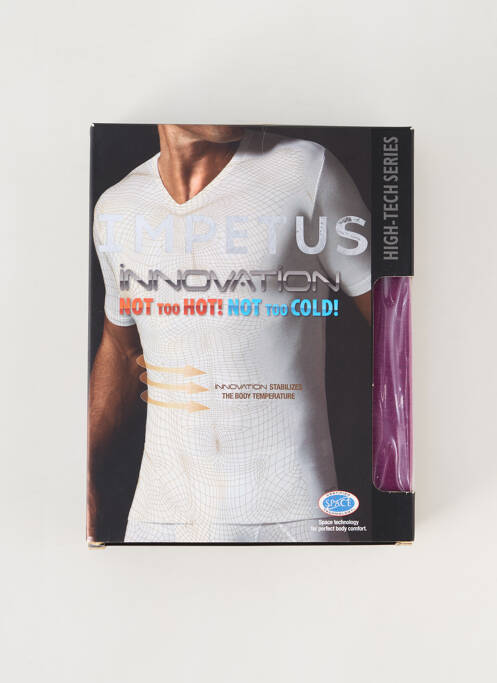 T-shirt violet IMPETUS pour homme