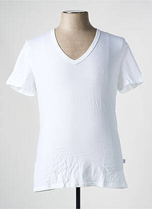T-shirt coupe cintrée manches courtes blanc HOM homme