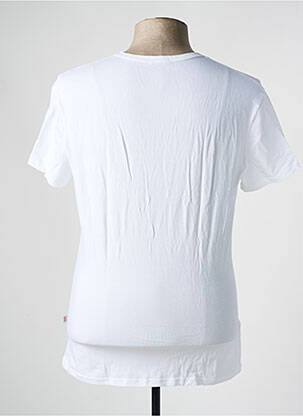 T-shirt coupe cintrée manches courtes blanc HOM homme