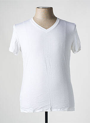 T-shirt coupe cintrée manches courtes blanc HOM homme