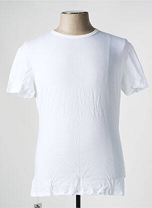 T-shirt coupe cintrée manches courtes blanc HOM homme