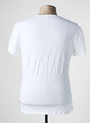 T-shirt coupe cintrée manches courtes blanc HOM homme