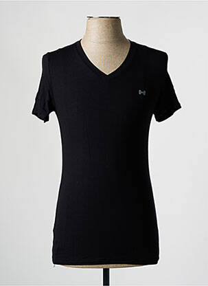 T-shirt coupe cintrée manches courtes noir HOM homme