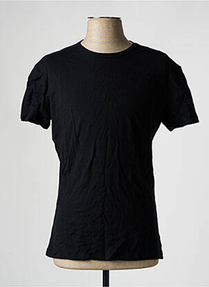 T-shirt coupe cintrée manches courtes noir HOM homme