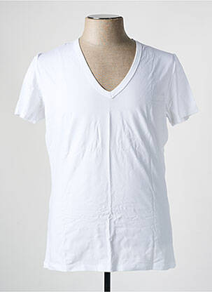 T-shirt coupe cintrée manches courtes blanc HOM homme