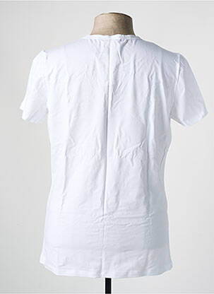 T-shirt coupe cintrée manches courtes blanc HOM homme