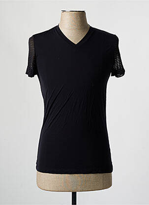 T-shirt coupe cintrée manches courtes noir HOM homme