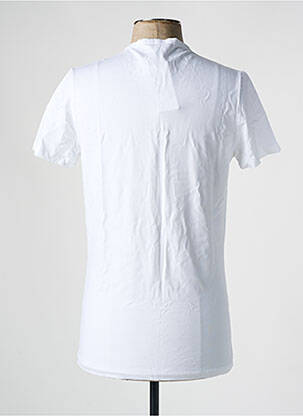 T-shirt stretch manches courtes blanc HOM homme