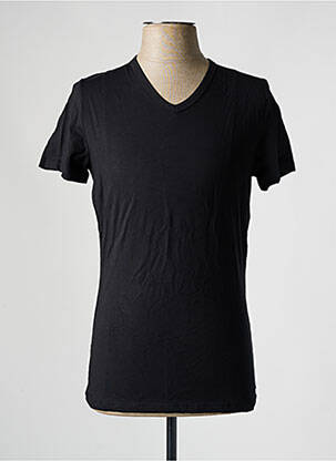 T-shirt stretch manches courtes noir HOM homme