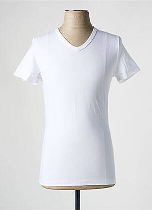 T-shirt stretch manches courtes blanc HOM homme