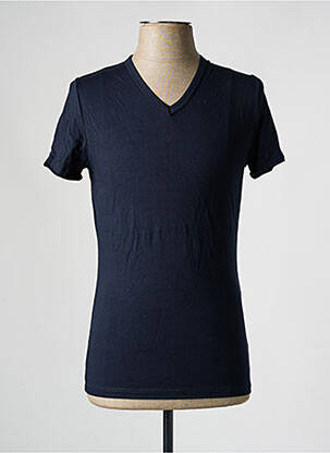 T-shirt stretch manches courtes bleu HOM homme