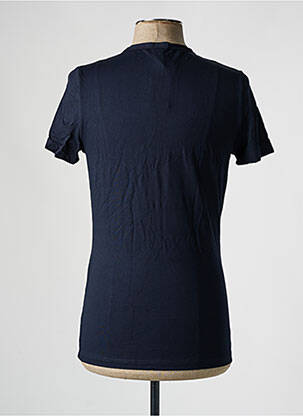 T-shirt stretch manches courtes bleu HOM homme