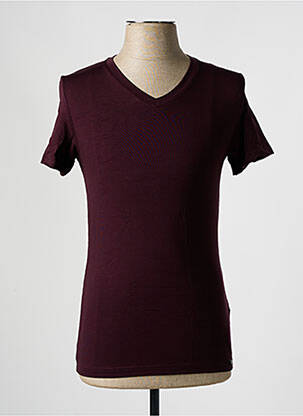 T-shirt coupe cintrée manches courtes violet HOM homme