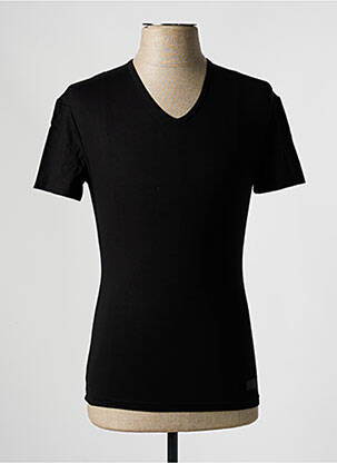 T-shirt coupe cintrée manches courtes noir HOM homme