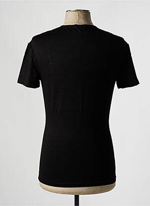 T-shirt coupe cintrée manches courtes noir HOM homme