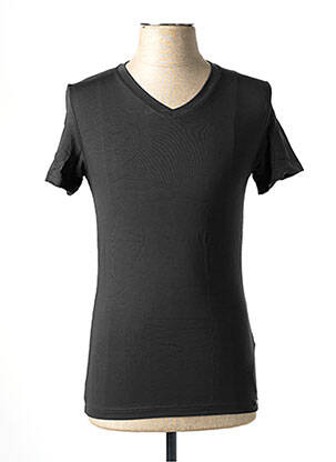T-shirt coupe cintrée manches courtes noir HOM homme
