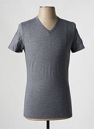 T-shirt coupe cintrée manches courtes gris HOM homme