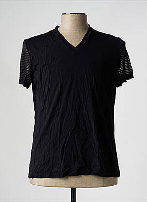 T-shirt coupe cintrée manches courtes noir HOM homme