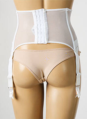 Guêpière/porte-jarretelle avec armature blanc CHANTAL THOMASS femme