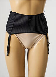 Guêpière/porte-jarretelle effet matière satinée noir MARLIES DEKKERS femme