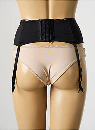 Guêpière/porte-jarretelle broderie noir ESPRIT femme