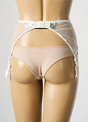 Guêpière/Porte-jarretelle blanc SECRET D'EVA pour femme seconde vue