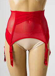 Guêpière/Porte-jarretelle rouge CHANTAL THOMASS pour femme seconde vue