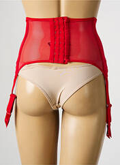 Guêpière/Porte-jarretelle rouge CHANTAL THOMASS pour femme seconde vue