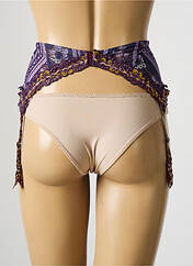 Guêpière/Porte-jarretelle violet AUBADE pour femme seconde vue