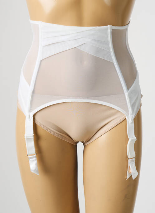 Guêpière/Porte-jarretelle blanc CHANTAL THOMASS pour femme