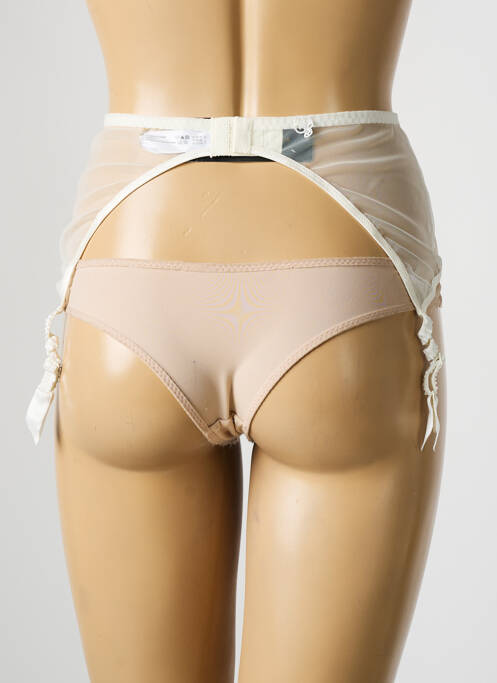 Guêpière/Porte-jarretelle blanc SECRET D'EVA pour femme