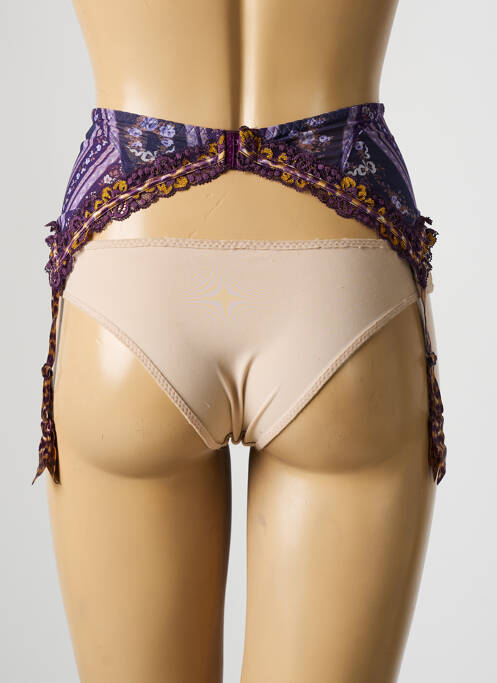 Guêpière/Porte-jarretelle violet AUBADE pour femme