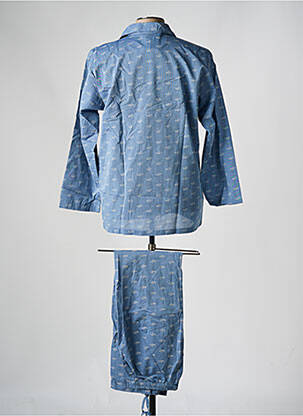 Pyjama coupe droite bleu ARTHUR homme