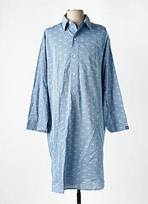 Robe de chambre imprimé fantaisie bleu ARTHUR homme