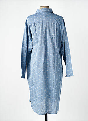 Robe de chambre imprimé fantaisie bleu ARTHUR homme