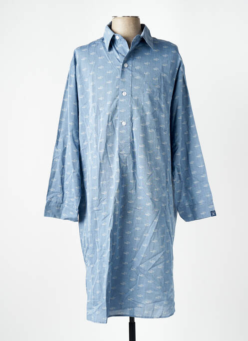 Robe de chambre bleu ARTHUR pour homme
