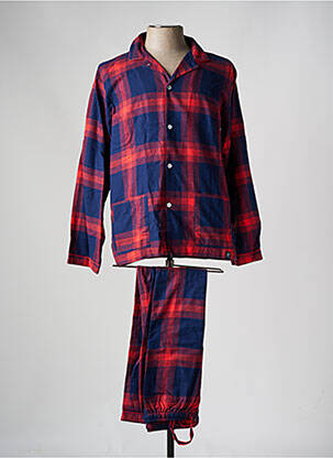 Pyjama coupe droite bleu ARTHUR homme