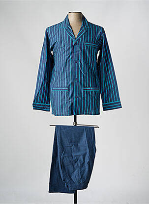 Pyjama manches longues bleu CHRISTIAN CANE homme
