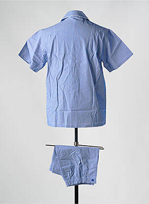 Pyjashort fermeture boutonnée sur le devant bleu HOM homme