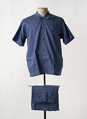 Pyjashort imprimé fantaisie bleu HOM homme