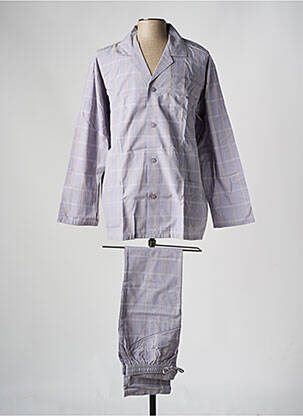 Pyjama coupe droite gris CHRISTIAN CANE homme